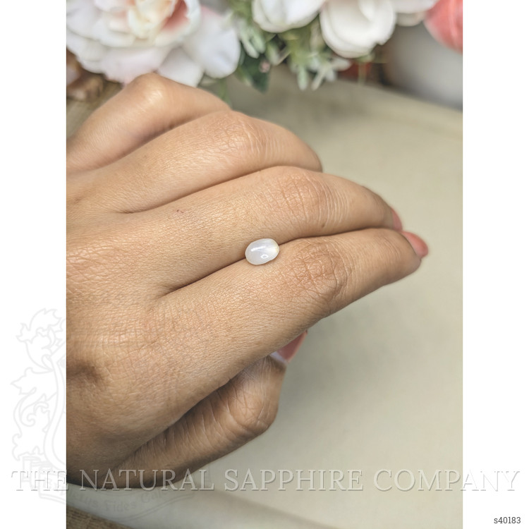 1.24 Ct. White Star Sapphire from Ceylon (Sri Lanka)