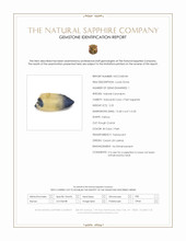5.25 Ct. Bi Color / Parti Sapphire Crystal from Ceylon (Sri Lanka) Scan Report