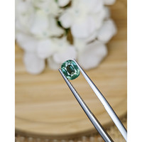 1.35 Ct. Bluish Green Sapphire from Madagascar Life Style