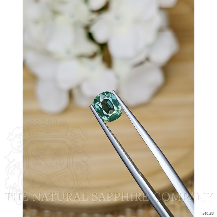 1.35 Ct. Bluish Green Sapphire from Madagascar