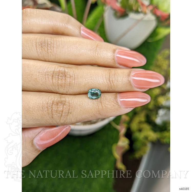 1.35 Ct. Bluish Green Sapphire from Madagascar