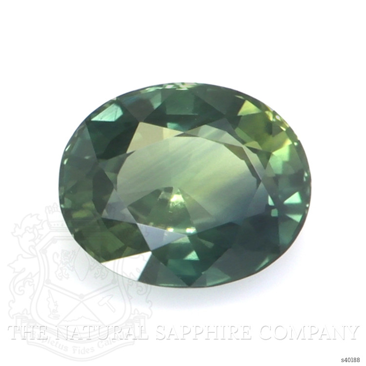 1.13 Ct. Bluish Green Sapphire from Madagascar