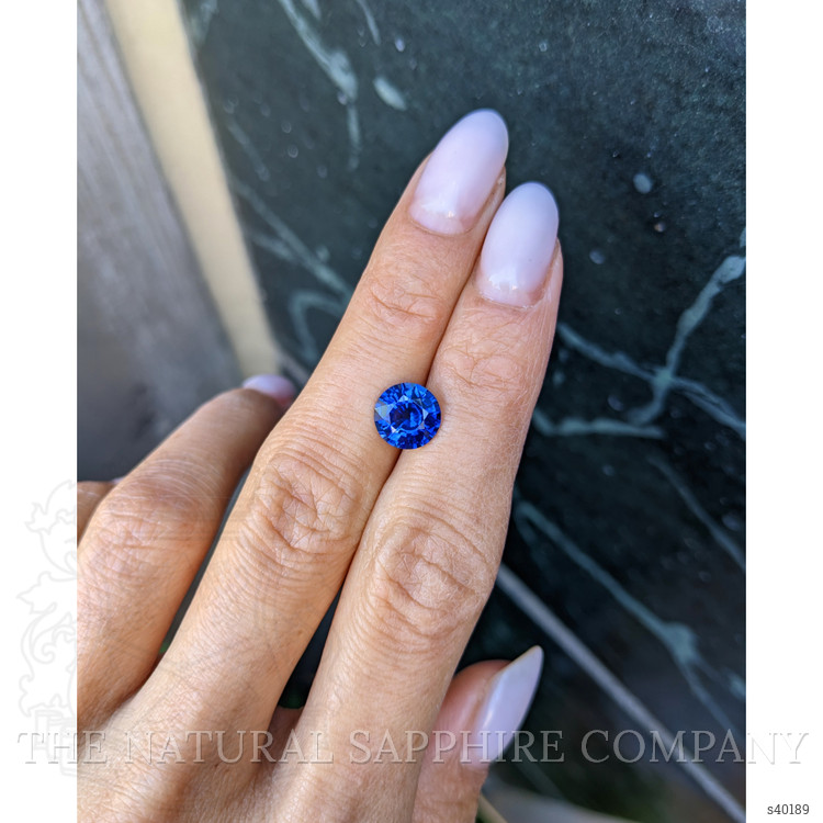 2.53 Ct. Blue Sapphire from Ceylon (Sri Lanka)
