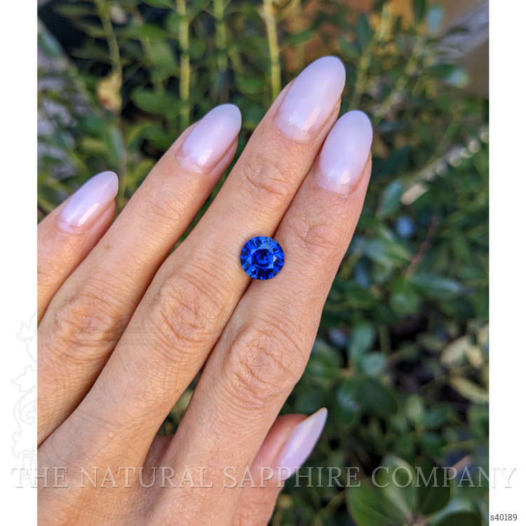 2.53 Ct. Blue Sapphire from Ceylon (Sri Lanka)