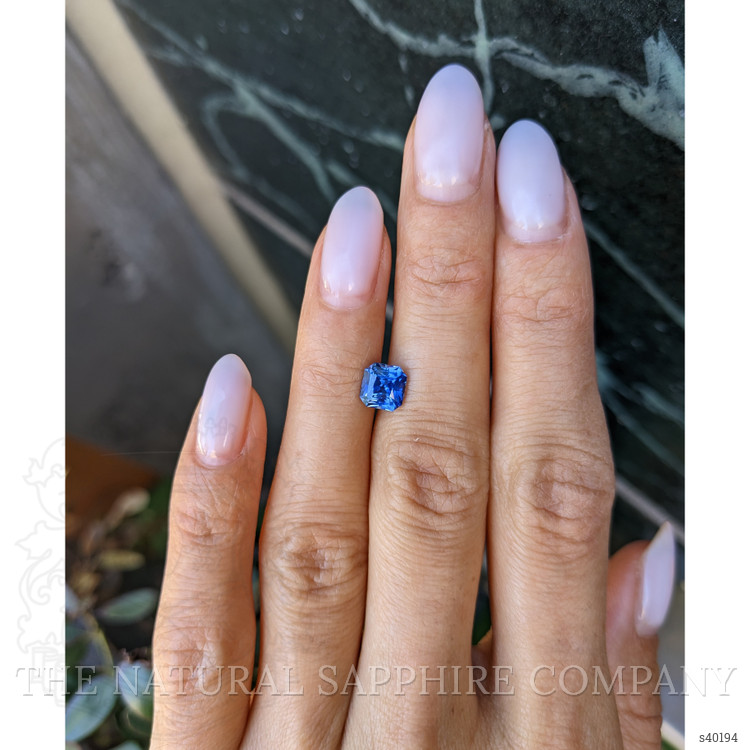 1.52 Ct. Blue Sapphire from Ceylon (Sri Lanka)