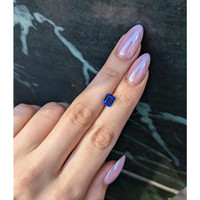 2.06 Ct. Blue Sapphire from Ceylon (Sri Lanka) Life Style