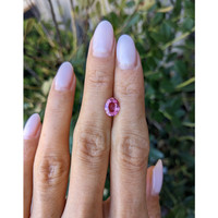 1.58 Ct. Pink Sapphire from Ceylon (Sri Lanka) Life Style