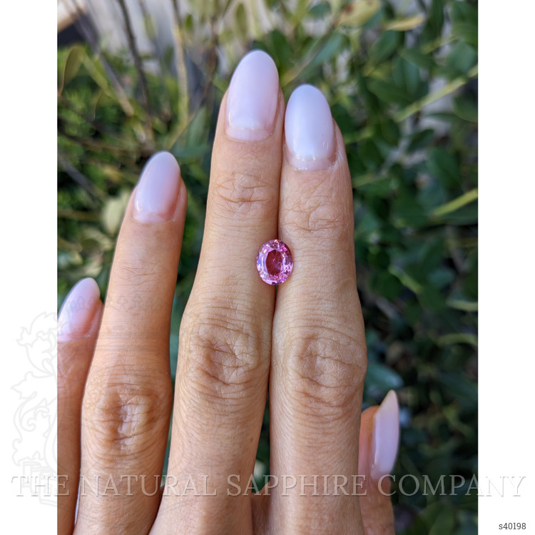 1.58 Ct. Pink Sapphire from Ceylon (Sri Lanka)