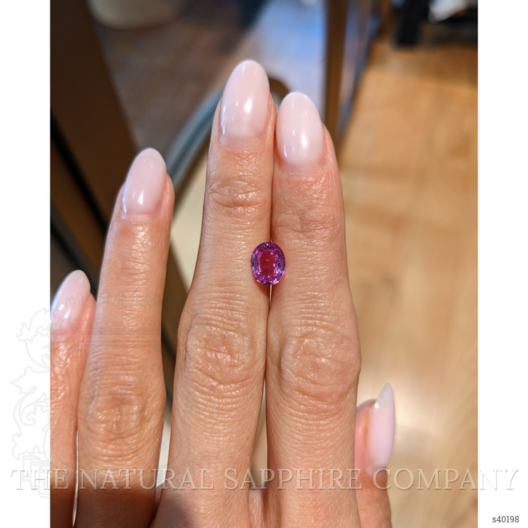 1.58 Ct. Pink Sapphire from Ceylon (Sri Lanka)
