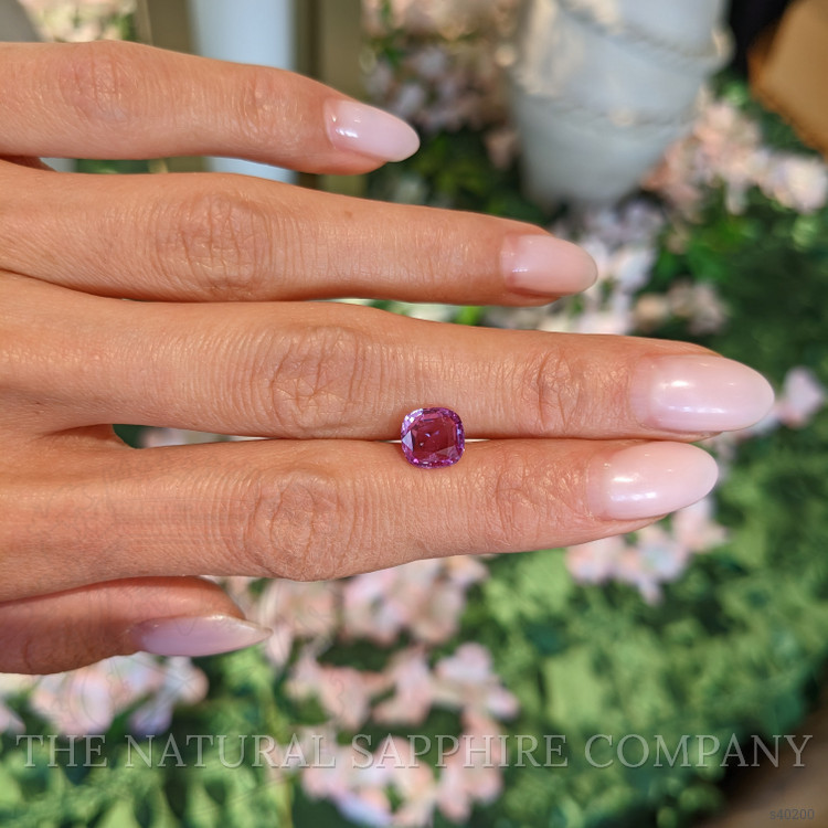 2.06 Ct. Purplish Pink Sapphire from Ceylon (Sri Lanka)