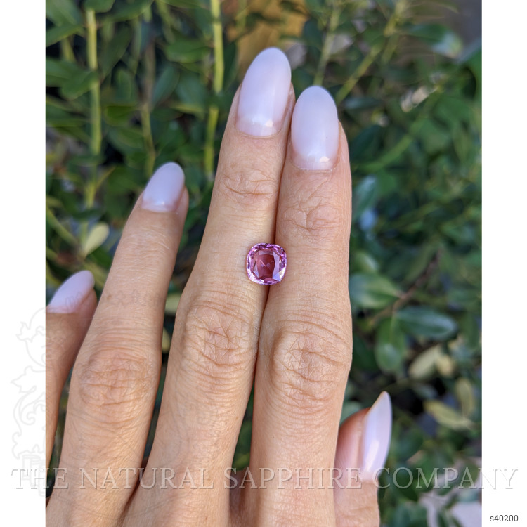 2.06 Ct. Purplish Pink Sapphire from Ceylon (Sri Lanka)