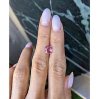 2.06 Ct. Purplish Pink Sapphire from Ceylon (Sri Lanka) Life Style