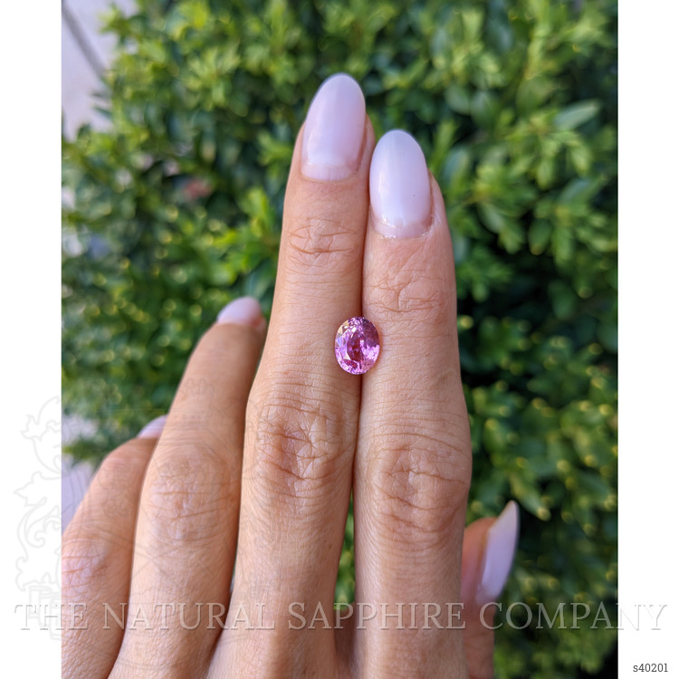 2.08 Ct. Pink Sapphire from Ceylon (Sri Lanka)