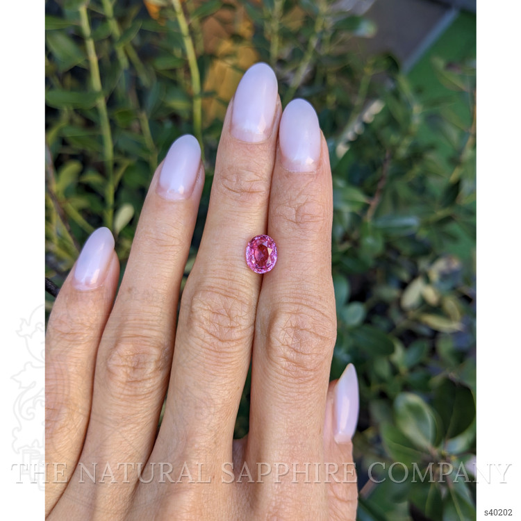 2.41 Ct. Pink Sapphire from Ceylon (Sri Lanka)