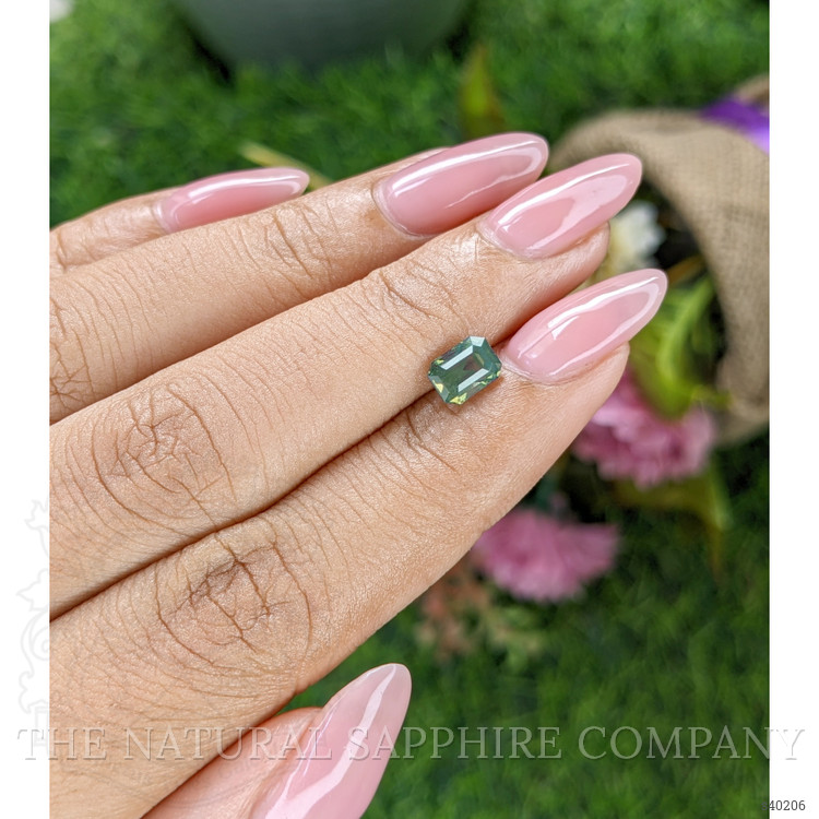 1.13 Ct. Green Sapphire from Madagascar