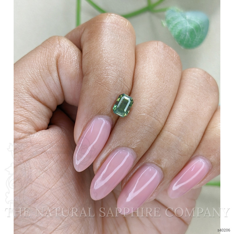 1.13 Ct. Green Sapphire from Madagascar