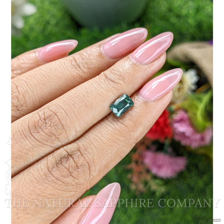 1.61 Ct. Bluish Green Sapphire from Madagascar