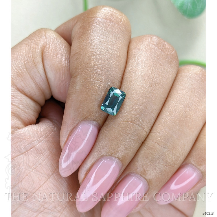 1.61 Ct. Bluish Green Sapphire from Madagascar