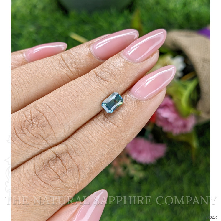 1.09 Ct. Bluish Green Sapphire from Madagascar