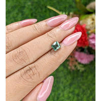 1.55 Ct. Bluish Green Sapphire from Madagascar Life Style