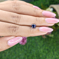 1.03 Ct. Blue Sapphire from Tanzania Life Style