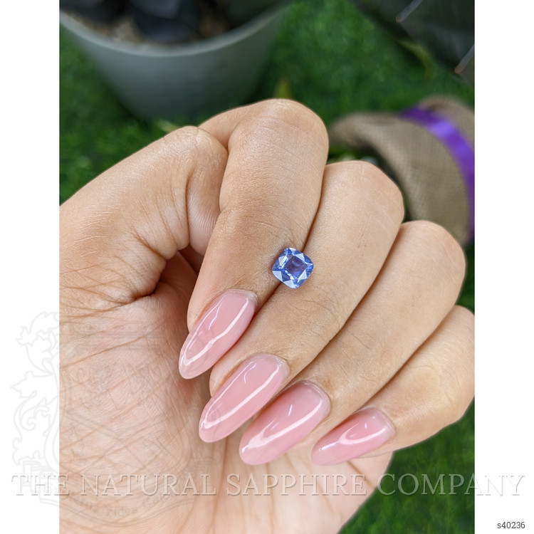 1.13 Ct. Purplish Blue Sapphire from Tanzania