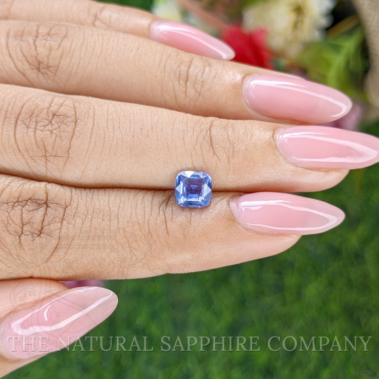 1.13 Ct. Purplish Blue Sapphire from Tanzania