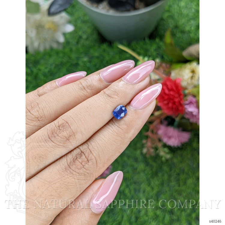 1.07 Ct. Purplish Blue Sapphire from Tanzania