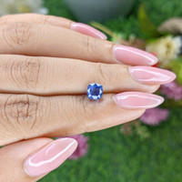 1.54 Ct. Blue Sapphire from Madagascar Life Style