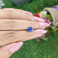 1.54 Ct. Blue Sapphire from Madagascar Life Style