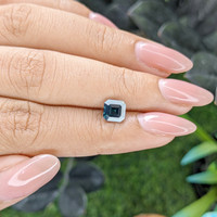 1.56 Ct. Bluish Green Sapphire from Nigeria Life Style
