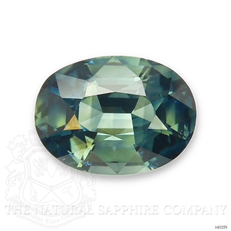 1.84 Ct. Bluish Green Sapphire from Nigeria