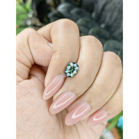 1.84 Ct. Bluish Green Sapphire from Nigeria Life Style