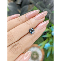 1.23 Ct. Greenish Blue Sapphire from Nigeria Life Style