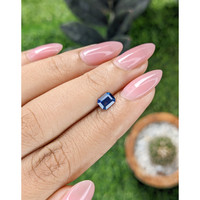 0.73 Ct. Blue Sapphire from Nigeria Life Style