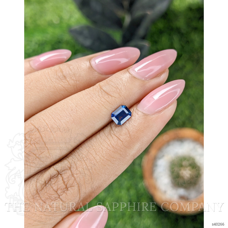 0.73 Ct. Blue Sapphire from Nigeria