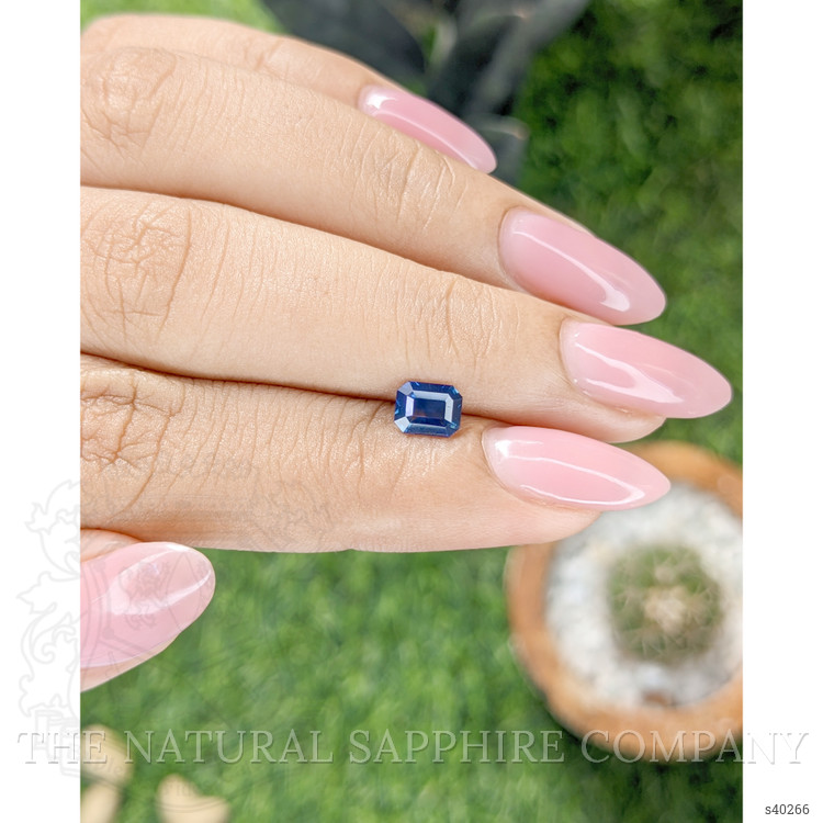 0.73 Ct. Blue Sapphire from Nigeria