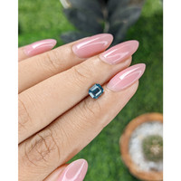 0.93 Ct. Greenish Blue Sapphire from Nigeria Life Style