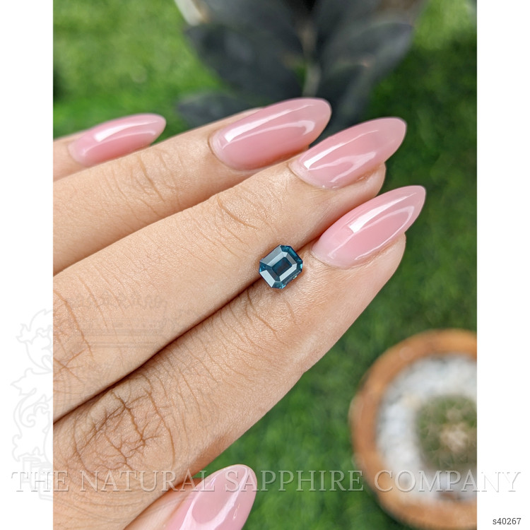 0.93 Ct. Greenish Blue Sapphire from Nigeria