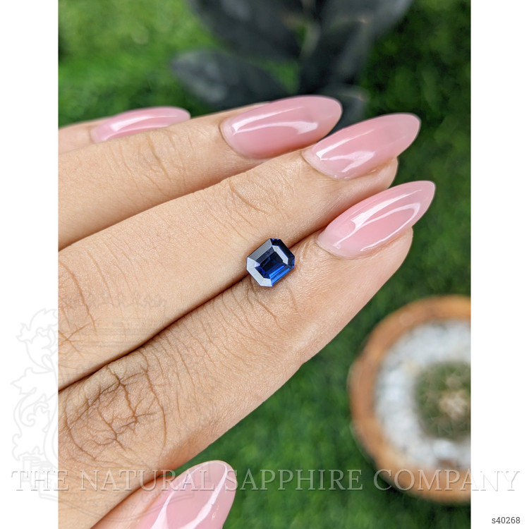 0.93 Ct. Blue Sapphire from Nigeria
