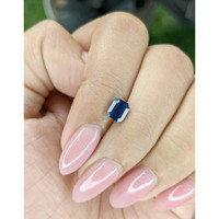 0.93 Ct. Blue Sapphire from Nigeria Life Style