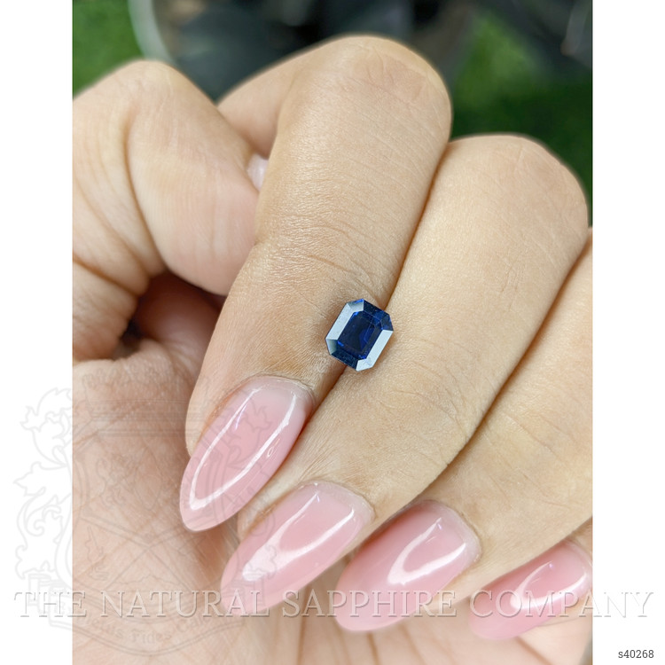 0.93 Ct. Blue Sapphire from Nigeria