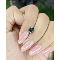 0.96 Ct. Greenish Blue Sapphire from Nigeria Life Style