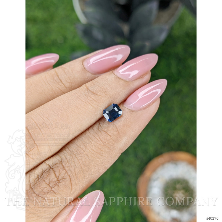 0.85 Ct. Blue Sapphire from Nigeria
