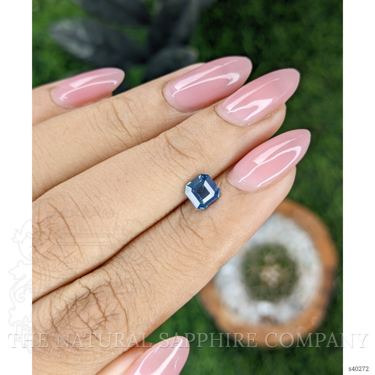 0.84 Ct. Greenish Blue Sapphire from Nigeria