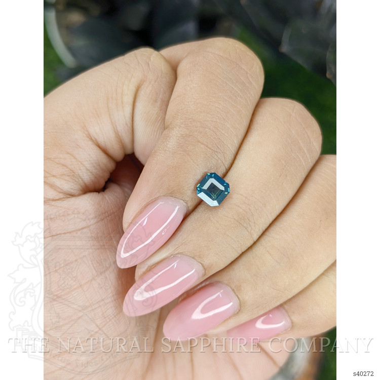 0.84 Ct. Greenish Blue Sapphire from Nigeria