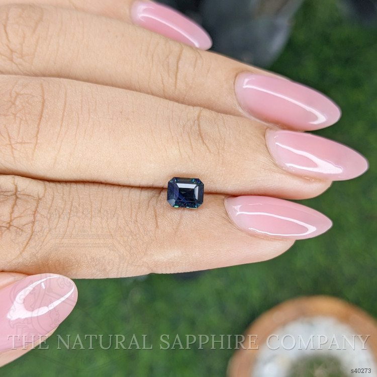 1.00 Ct. Greenish Blue Sapphire from Nigeria