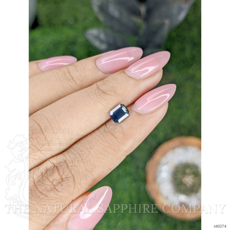 1.04 Ct. Greenish Blue Sapphire from Nigeria