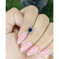 1.04 Ct. Greenish Blue Sapphire from Nigeria Life Style