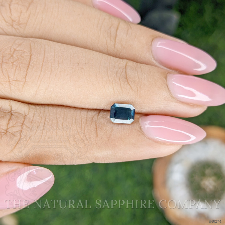 1.04 Ct. Greenish Blue Sapphire from Nigeria